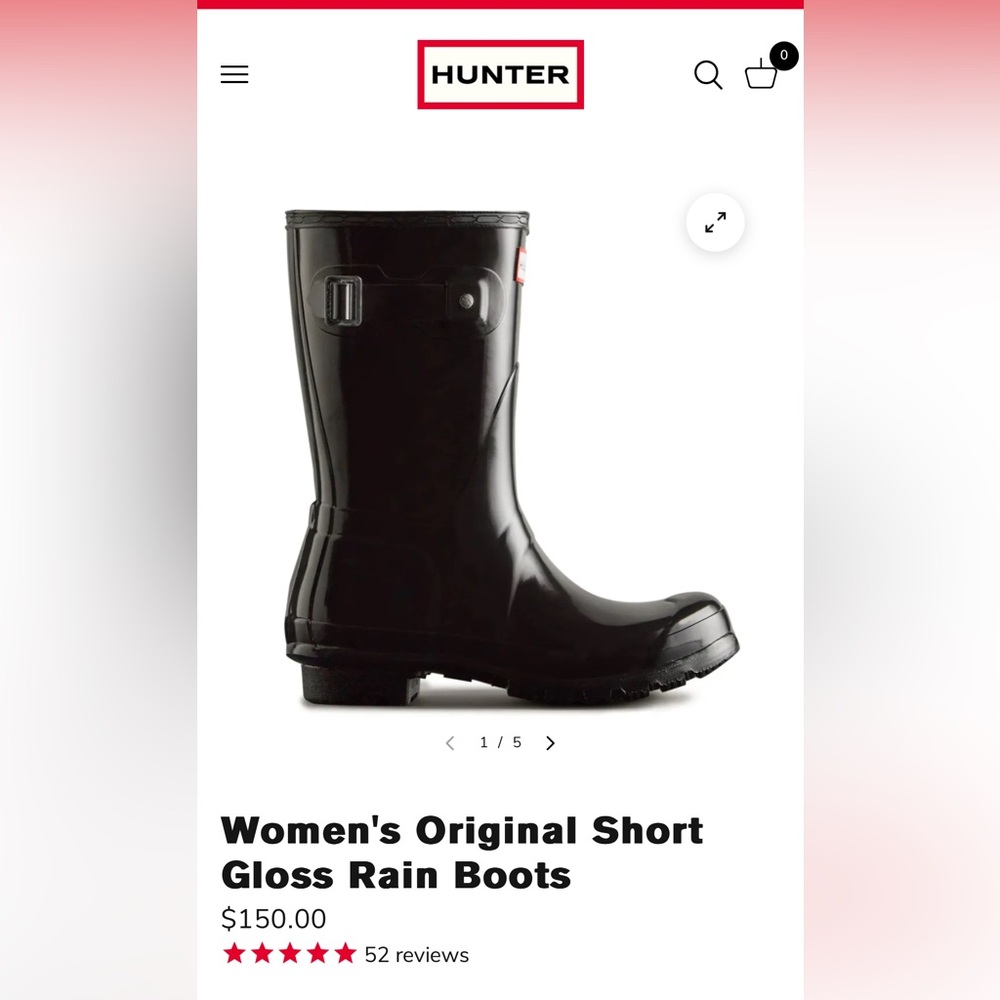 Short Hunter Boots - Picture 4 of 4